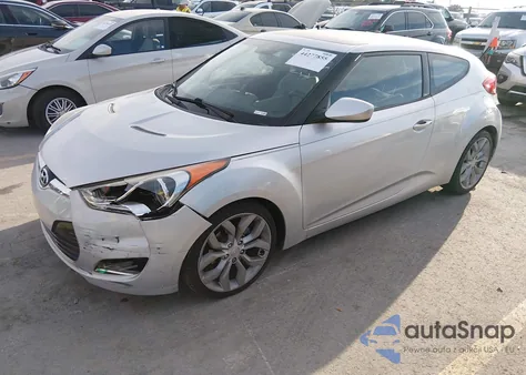 2012 Hyundai Veloster Base W/Gray from USA, damaged, VIN KMHTC6AD3CU069637